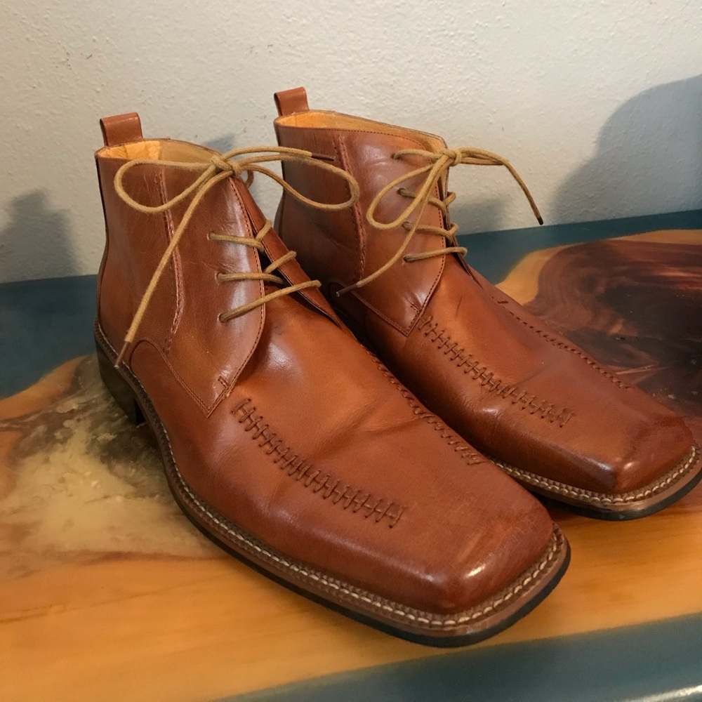 Zota Unique Rich Brown Lace Up Loafer Oxford Dress Shoes Size 11